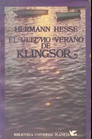 Libro usado en venta: El ultimo verano de Klingsor de Hermann Hesse; editorial Planeta impreso en 1979 realizamos envios a todo el mundo.1