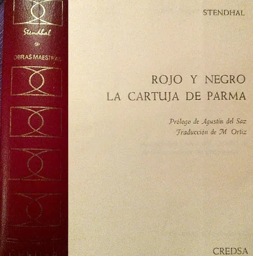 Libro usado en venta: Obras maestras de Stendhal; editorial Credsa impreso en 1969 realizamos envios a todo el mundo.1