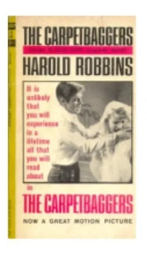 Libro usado en venta: The carpetbaggers de Harold Robbins; editorial Pocket Book impreso en 1964 realizamos envios a todo el mundo.1