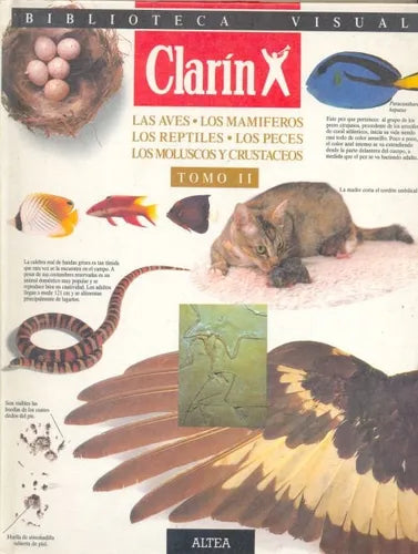 Libro usado en venta: Las aves, los mamiferos, los reptiles, los peces, los moluscos y crustaceos (Tomo II) de David Burnie; editorial Agea 1.1