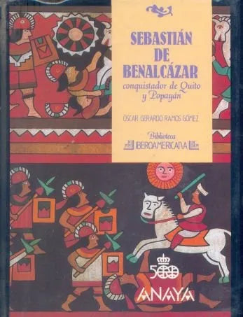 Libro usado en venta: Sebastian de Benalcazar de Oscar Gerardo Ramos Gomez; editorial Anaya impreso en 1988 realizamos envios a todo el mundo.1