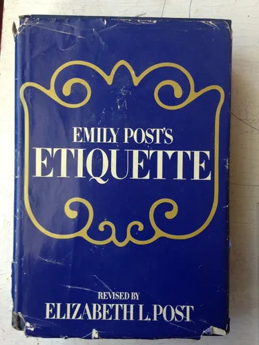 Libro usado en venta: Emily Post's etiquette de Elizabeth L. Post; editorial Funk & Wagnalls impreso en 1969 realizamos envios a todo el mundo.1