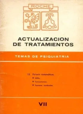 Libro usado en venta: Actualizacion de tratamientos VII de Revista de psiquatria; realizamos envios a todo el mundo.1
