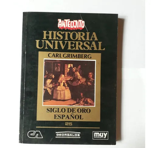 Libro usado en venta: Siglo de oro espa?ol N?25 de Carl Grimberg; editorial Ercilla impreso en 1986 realizamos envios a todo el mundo.1