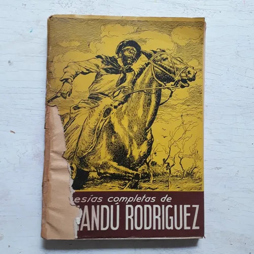 Libro usado en venta: Poesias completas de Yamandu Rodriguez; editorial Caymi impreso en 1962 realizamos envios a todo el mundo.1