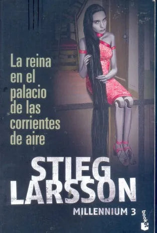 Libro usado en venta: La reina en el palacio de las corrientes de aire de Stieg Larsson; editorial Booket impreso en 2011 envios a todo el mundo.1