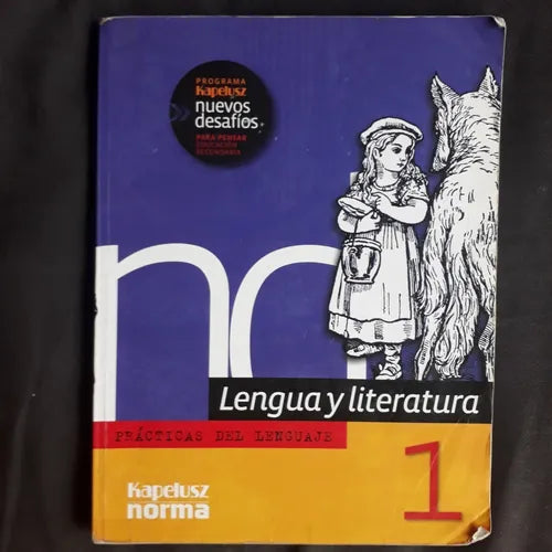 Libro usado en venta: Lengua y Literatura 1 - Practicas del lenguaje; editorial Kapelusz impreso en 2013 realizamos envios a todo el mundo.1