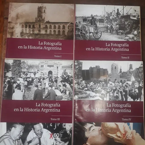 Libro usado en venta: La Fotografia En La Historia Argentina (4 Tomos) de Coleccion Revistas; editorial AGEA impreso en 2005 envios a todo el mundo.1