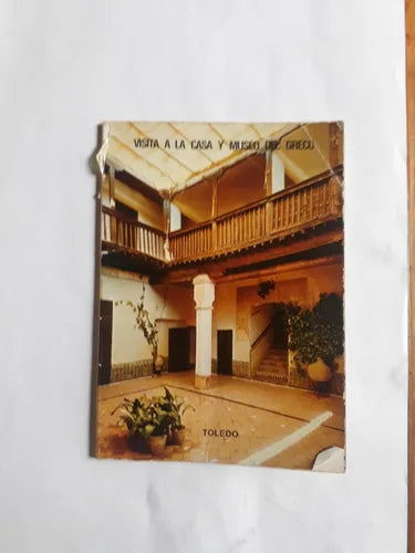 Libro usado en venta: Visita a la casa y museo del Greco de Maria Elena Gomez-Moreno; editorial Aro Artes Graficas impreso en 1979.1