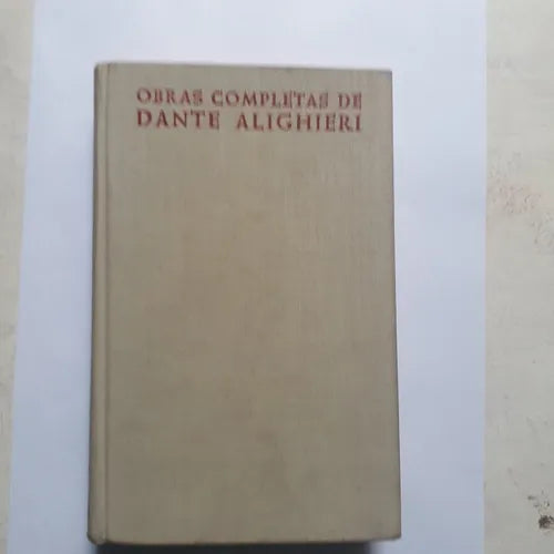 Libro usado en venta: Obras completas de Dante Alighieri de N. Gonzalez Ruiz - Bertini - Gutierrez Garcia; editorial B.A.C. impreso en 1965.1