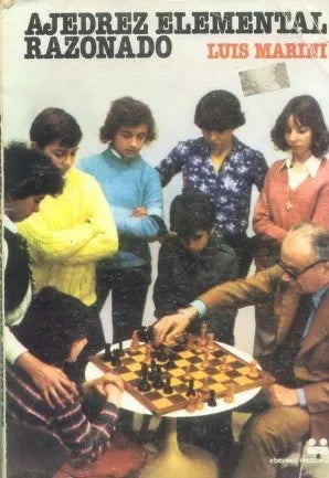 Libro usado en venta: Ajedrez elemental razonado de Luis Marini; editorial Fraterna impreso en 1978 realizamos envios a todo el mundo.1