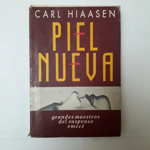 Libro usado en venta: Piel nueva de Carl Hiaasen; editorial Emece impreso en 1991 realizamos envios a todo el mundo.1