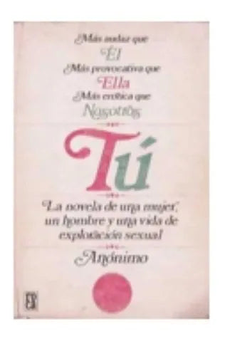 Libro usado en venta: Tu; editorial Roca impreso en 1977 realizamos envios a todo el mundo.1