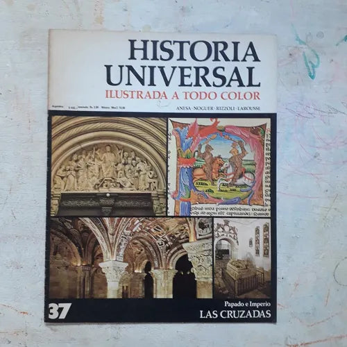 Libro usado en venta: Papado e imperio - Las cruzadas N?37 de Historia Universal; editorial Noguer impreso en 1974 realizamos envios a todo el mundo.1