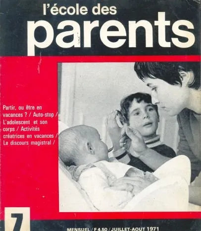 Libro usado en venta: L'ecole des parents; impreso en 1971 realizamos envios a todo el mundo.1