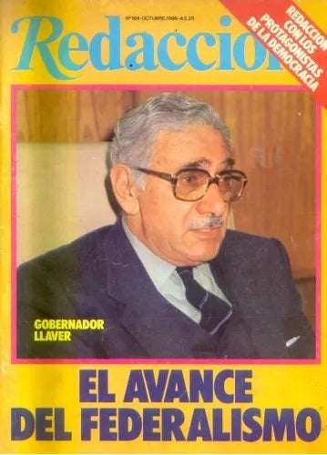 Libro usado en venta: Redaccion - N. 164 - El avance del federalismo de Humberto Gambini - Emiliana Lopez Saavedra; editorial Redaccion 19861.1