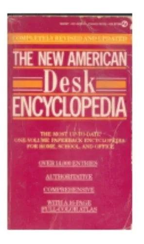 Libro usado en venta: The New American Desk Encyclopedia; editorial A Signet Book impreso en 1989 realizamos envios a todo el mundo.1