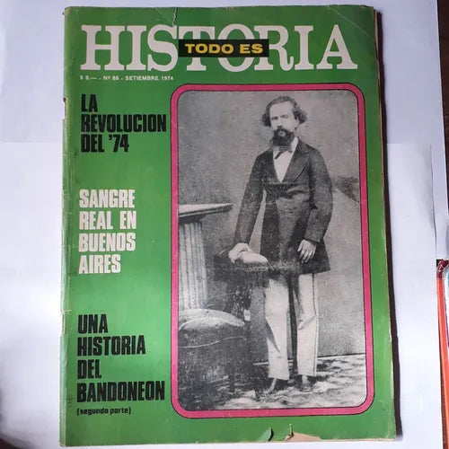Libro usado en venta: Una historia del Bandoneon 2 de Revista Todo Es Historia N° 88; editorial Tor's impreso en 1974 envios a todo el mundo.1
