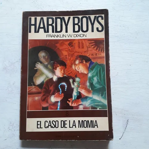 Libro usado en venta: El caso de la momia de Franklin W. Dixon (Hardy Boys); editorial Javier Vergara impreso en 1981 envios a todo el mundo.1