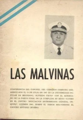 Libro usado en venta: Las malvinas; impreso en 1967 realizamos envios a todo el mundo.1