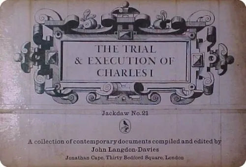 Libro usado en venta: The trial & execution of charles 1; editorial John Langdon Davies realizamos envios a todo el mundo.1