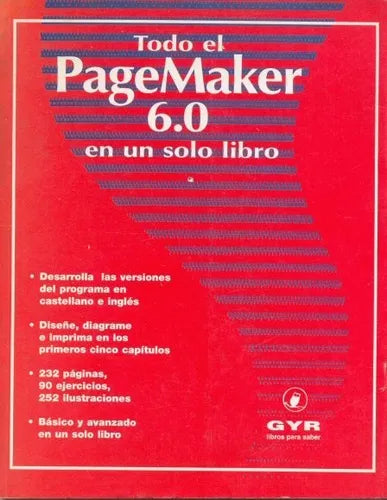 Libro usado en venta: Todo el Pagemaker 6.0 de Grabriel Strizinec; editorial GYR impreso en 1996 realizamos envios a todo el mundo.1