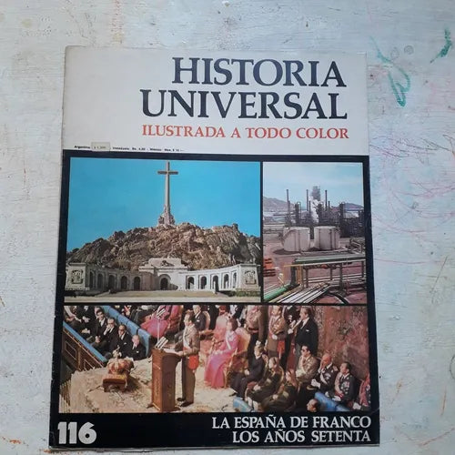 Libro usado en venta: La Espa?a de Franco - Los a?os setenta N?116 de Historia Universal; editorial Noguer impreso en 1974 envios a todo el mundo.1
