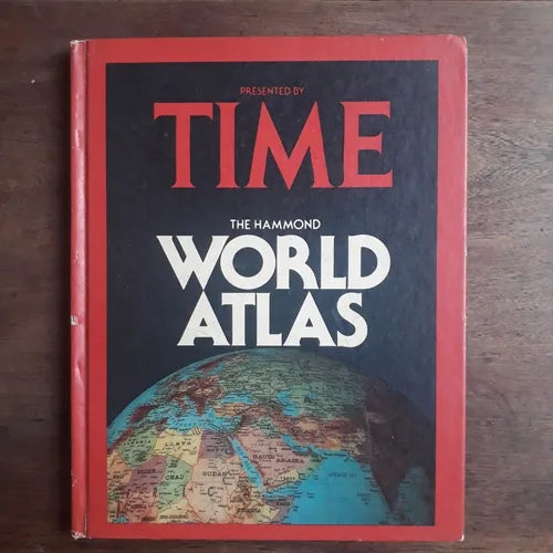 Libro usado en venta: The hammond world atlas; editorial Hammond Incorporated impreso en 1980 realizamos envios a todo el mundo.1