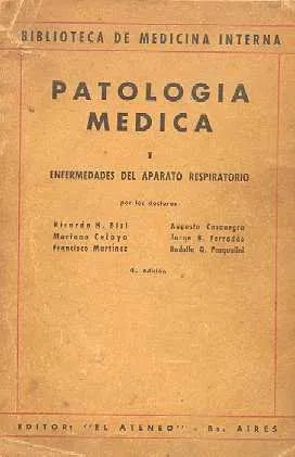 Libro usado en venta: Patologia medica de Ricardo H. Bisi y otros; editorial El Ateneo impreso en 1954 realizamos envios a todo el mundo.1