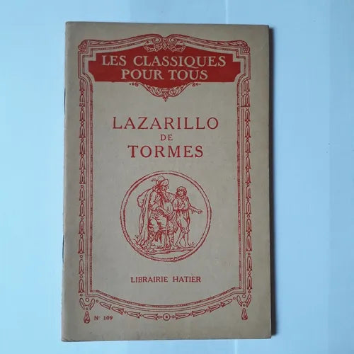 Libro usado en venta: Lazarrillo de Tormes; editorial Hatier impreso en 1928 realizamos envios a todo el mundo.1