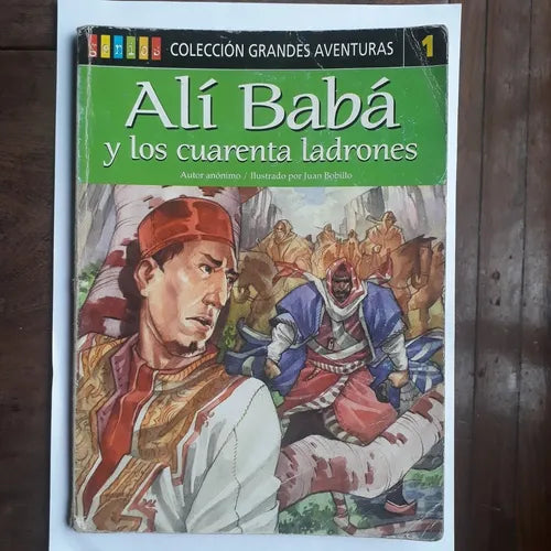 Libro usado en venta: Ali Baba y los cuarentas ladrones - Biblioteca Genios N? 1; editorial AGEA impreso en 2001 realizamos envios a todo el mundo.1