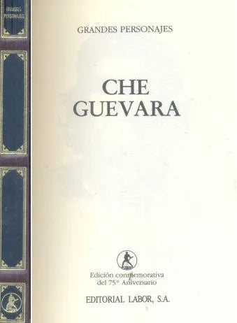 Libro usado en venta: Che Guevara; editorial Labor impreso en 1992 realizamos envios a todo el mundo.1