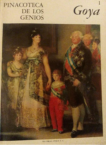 Libro usado en venta: Pinacoteca de los genios 1 de Francisco Goya; editorial Codex impreso en 1964 realizamos envios a todo el mundo.1
