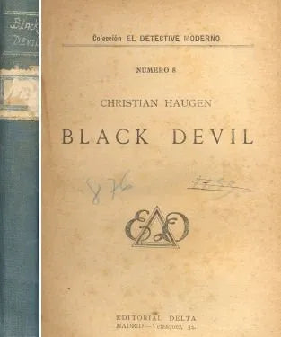 Libro usado en venta: Black devil de Christian Haugen; editorial Delta realizamos envios a todo el mundo.1