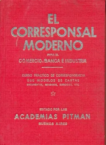 Libro usado en venta: El corresponsal moderno de J. M. Jan - R. Ollua; editorial Pitman impreso en 1966 realizamos envios a todo el mundo.1