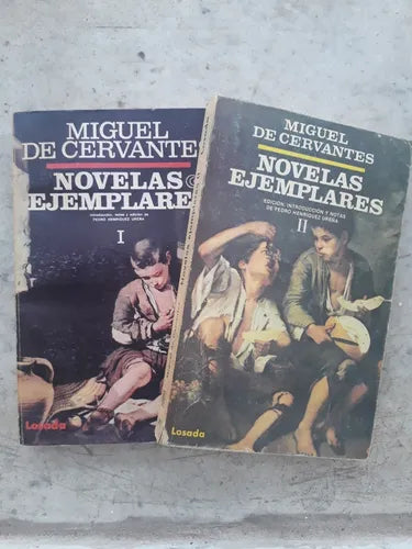 Libro usado en venta: Novelas Ejemplares (2 Tomos) de Miguel de Cervantes Saavedra; editorial Losada impreso en 1985 envios a todo el mundo.1