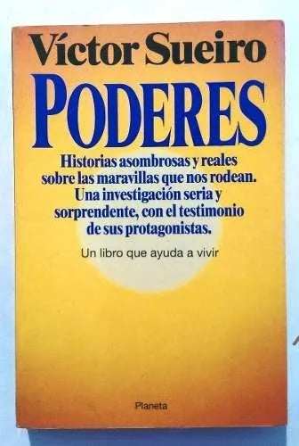 Libro usado en venta: Poderes de Victor Sueiro; editorial Planeta impreso en 1992 realizamos envios a todo el mundo.1