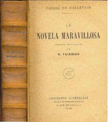 Libro usado en venta: La novela maravillosa de Pierre de Coulevain; editorial Ediciones Literarias realizamos envios a todo el mundo.1