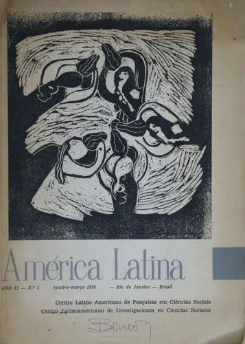 Libro usado en venta: Am?rica Latina - A?o 13 - N? 1 de Centro Latinoamericano de Investigaciones en Ciencias Sociales; Río de Janeiro impreso en 1970.1