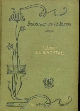 Libro usado en venta: El inmortal (El academico) Costumbres parisienses de Alfonso Daudet; editorial Buenos Aires impreso en 1919.1