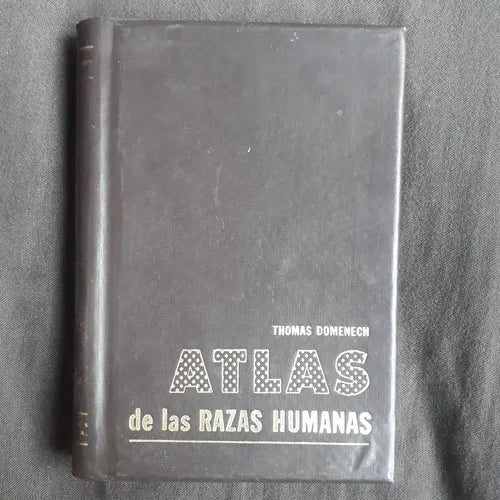 Libro usado en venta: Atlas de las razas humanas de Thomas Domenech; editorial Jover impreso en 1964 realizamos envios a todo el mundo.1