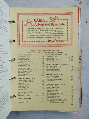 Libro usado en venta: Picture Cook book - Revised and enlarged (Encuadernado en anillo) de Betty Crocker's; editorial McGraw-Hill 1.2