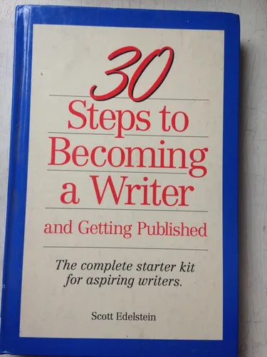 Libro usado en venta: 30 steps to becoming a writer de Scott Edelstein; editorial Writer's Digest Books impreso en 1993 envios a todo el mundo.1
