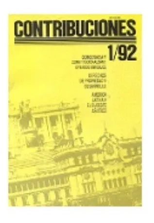 Libro usado en venta: Contribuciones 1 - 92; impreso en 1992 realizamos envios a todo el mundo.1
