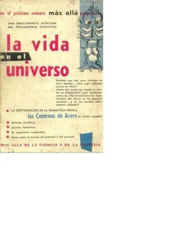 Libro usado en venta: La vida en el universo de Mas alla de la ciencia y de la fantasia; editorial Abril impreso en 1954 envios a todo el mundo.1