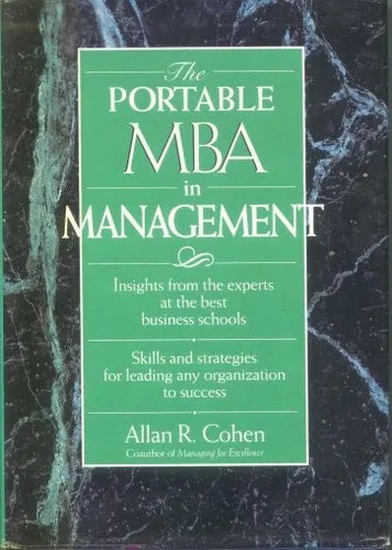 Libro usado en venta: The portable MBA in management de Allan R. Cohen; editorial Wiley impreso en 1993 realizamos envios a todo el mundo.1