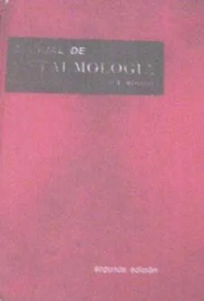 Libro usado en venta: Manual de oftalmologia de C. E. Robeda; editorial Lopez Libreros realizamos envios a todo el mundo.1