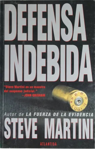 Libro usado en venta: Defensa indebida de Steve Martini; editorial Atlántida impreso en 1997 realizamos envios a todo el mundo.1