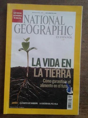 Libro usado en venta: La vida en la tierra - Sep. 2008 de National Geographic; editorial National Geographic Society impreso en 2008.1