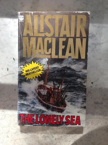 Libro usado en venta: The lonely sea de Alistair Maclean; editorial Fontana impreso en 1986 realizamos envios a todo el mundo.1